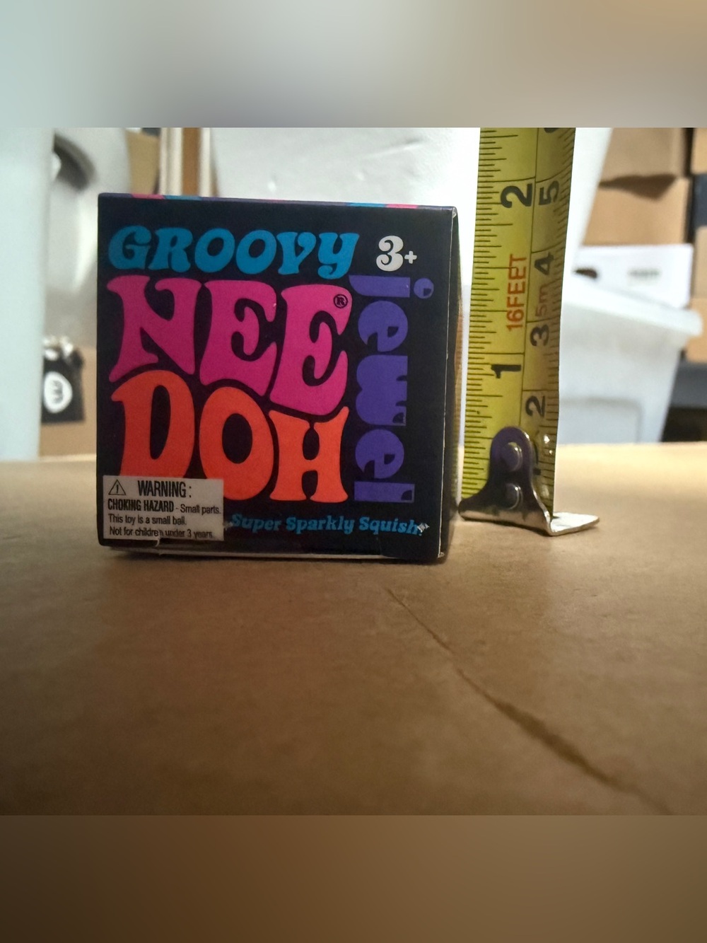 New In Box, Sealed Schylling NeeDoh Groovy jewel in blue